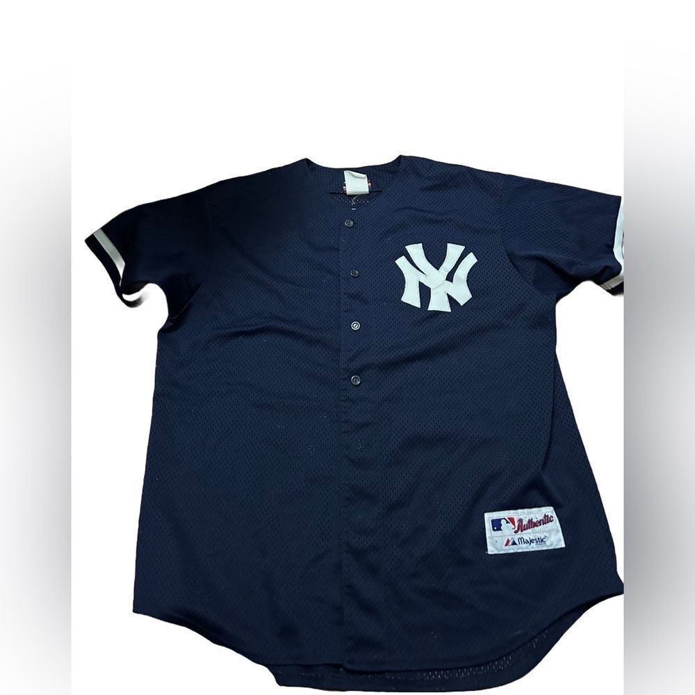 Vintage Majestic New York Yankees Derek Jeter MLB Baseball Jersey